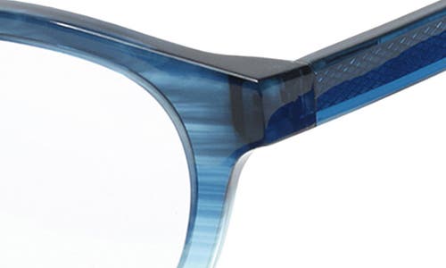 Shop Eyebobs Waylaid 46mm Reading Glasses In Blue Fade/clear