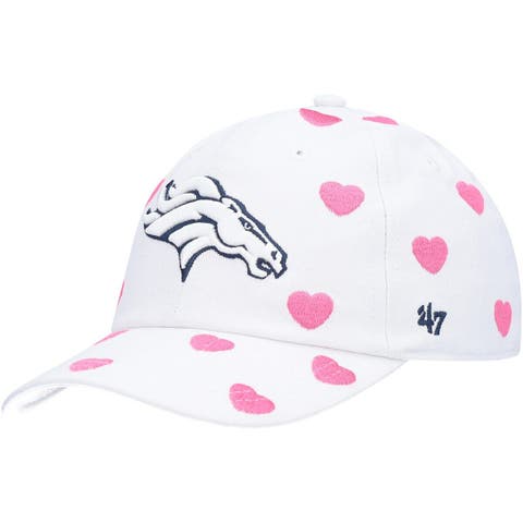 Women's '47 Pink Denver Broncos Mist Clean Up Adjustable Hat