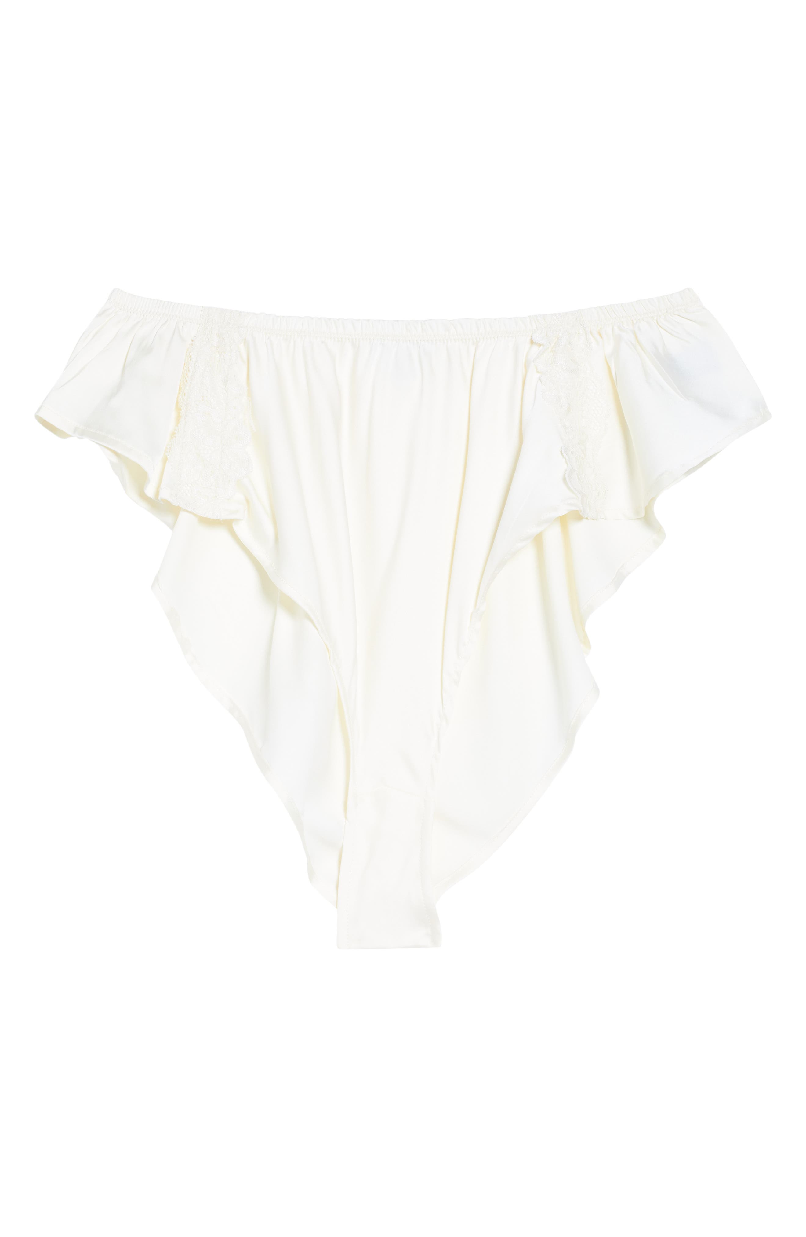 KILO BRAVA Flutter Satin Charmeuse Panties Nordstrom