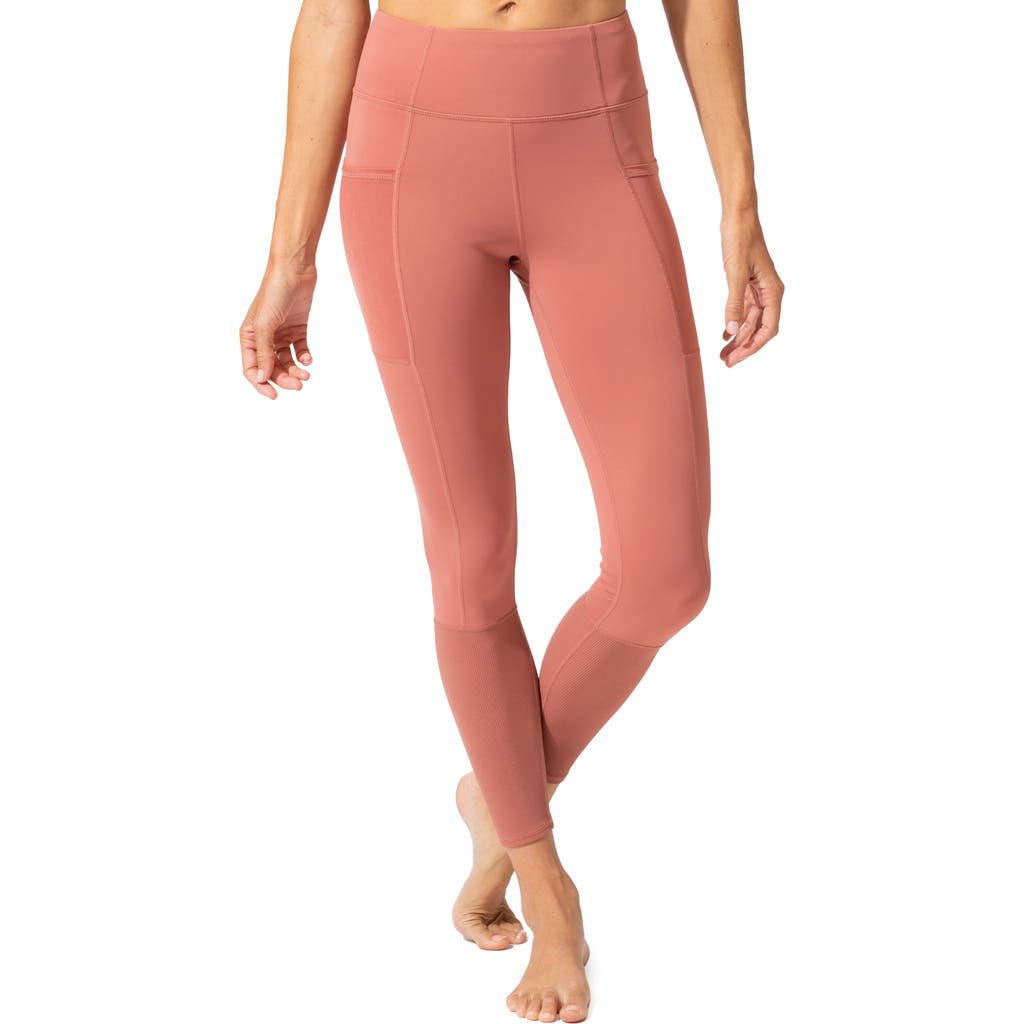 Threads 4 Thought Elevate Pocket Leggings In Cinnamon