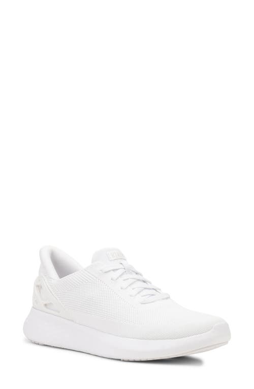 Kizik Athens Hands Free Knit Sneaker in White 