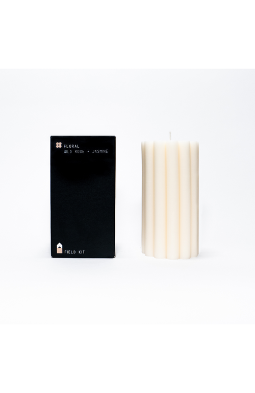 FIELD KIT FIELD KIT FLORAL PILLAR CANDLE 