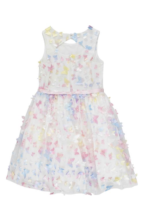 Shop Speechless Kids' 3d Butterfly Sleeveless Dress In White/pink Jm