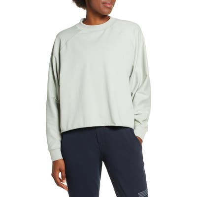 Vuori Faye Rolled Hem Sweatshirt, Green