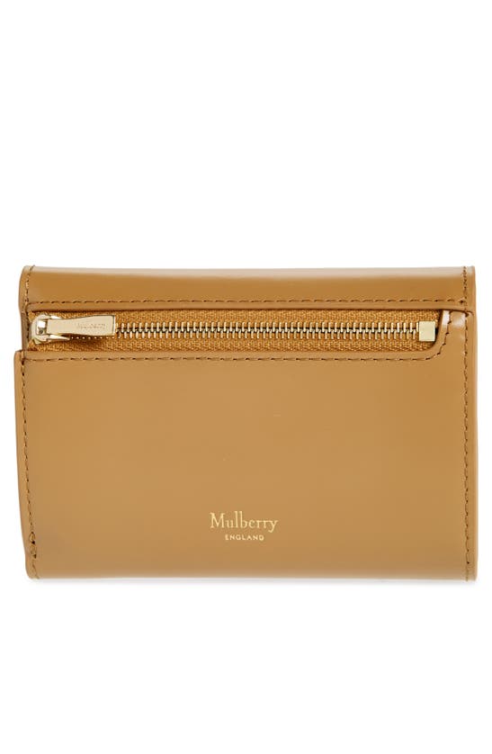 Shop Mulberry Pimlico Leather Compact Wallet In Sable