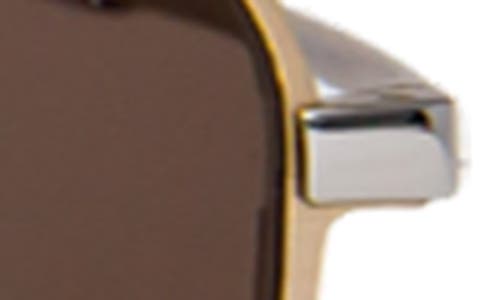 Shop Mita Sustainable Eyewear Duomo 58mm Aviator Sunglasses In Lt. Gold/brown