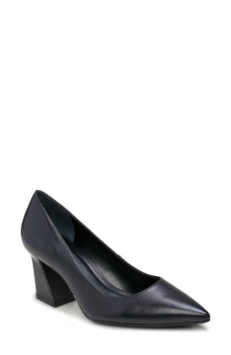 Vince Camuto Womens Frasper Black Comfort Ankle strap D'Orsay