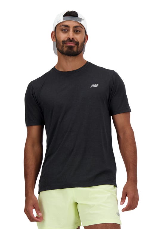 Shop New Balance Athletics Running T-shirt In Black