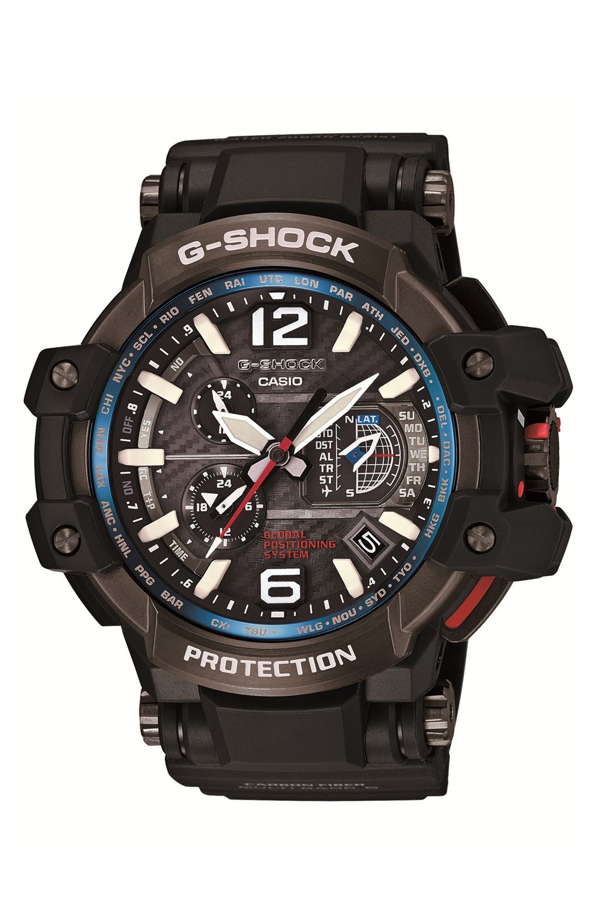 G-Shock 'Gravity Master' Hybrid GPS Watch, 56mm | Nordstrom