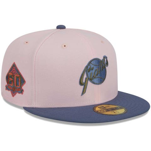 Detroit Tigers New Era Olive Undervisor 59FIFTY Fitted Hat - Pink/Blue