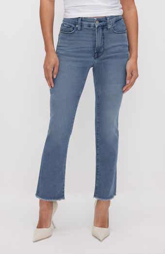 Good American Good Legs Split Back Pocket Flare Jeans