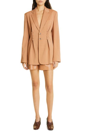 数々のアワードを受賞】 ブラウン新品 Acka lace sleeve sleeve jacket