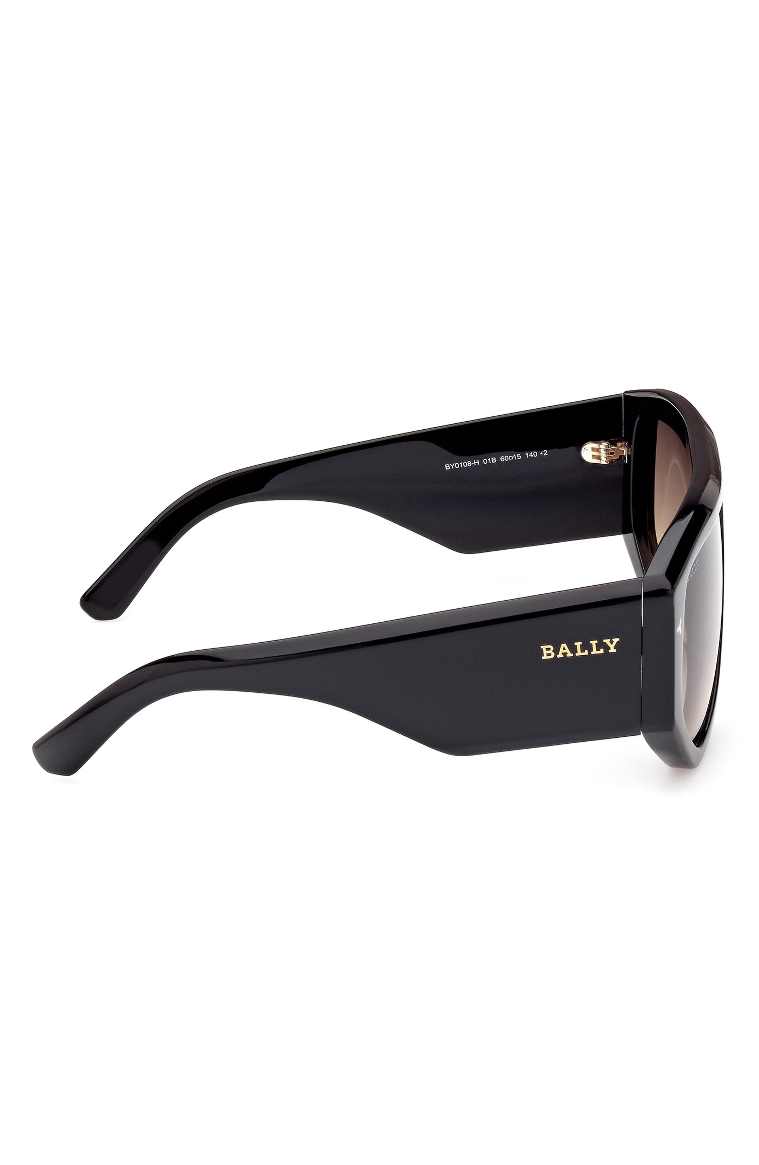 Bally Designer Black Gradient Women\'s Sunglasses with Case Bally Black Women Sunglasses – SHOP TRNSFRM main image 3