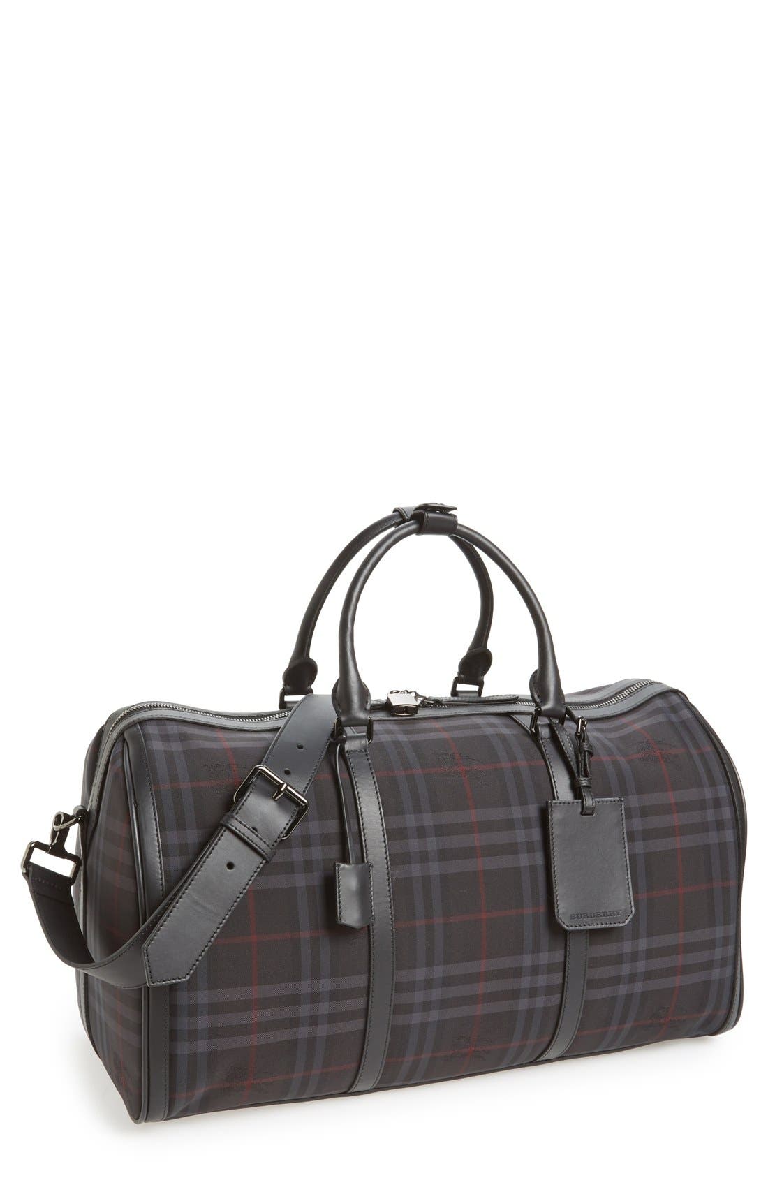 Burberry 'Alchester' Horseferry Check Duffel Bag Nordstrom