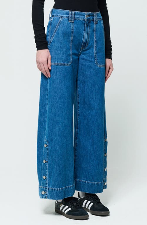 Shop Etica Ética Matis High Waist Wide Leg Jeans In Fall Breeze