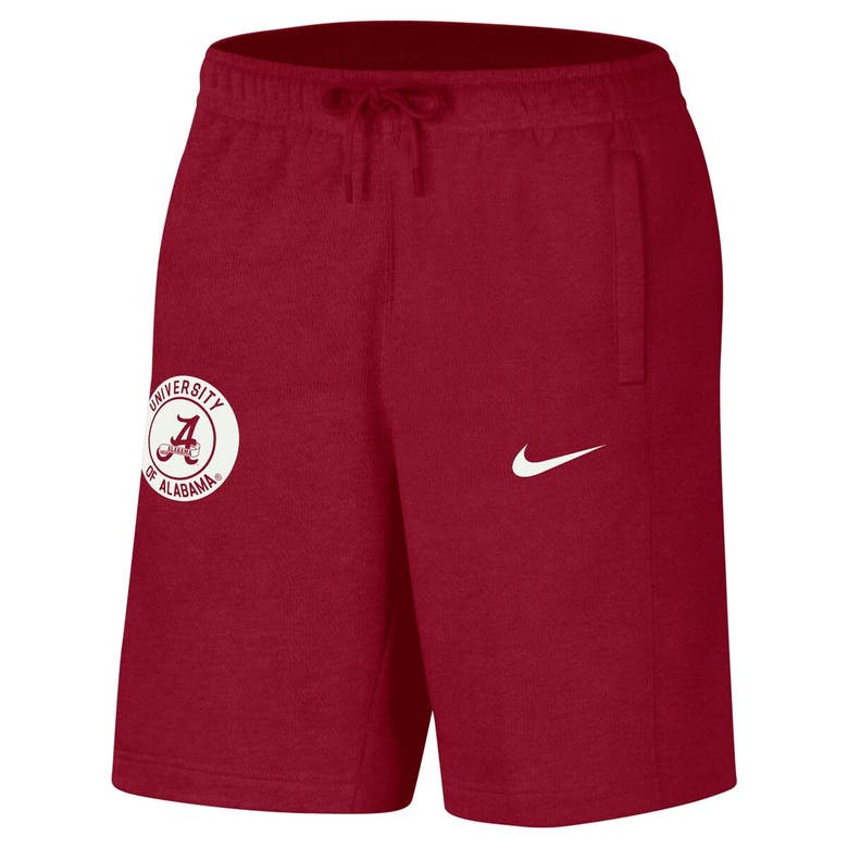 Shop Nike Crimson Alabama Crimson Tide Logo Shorts