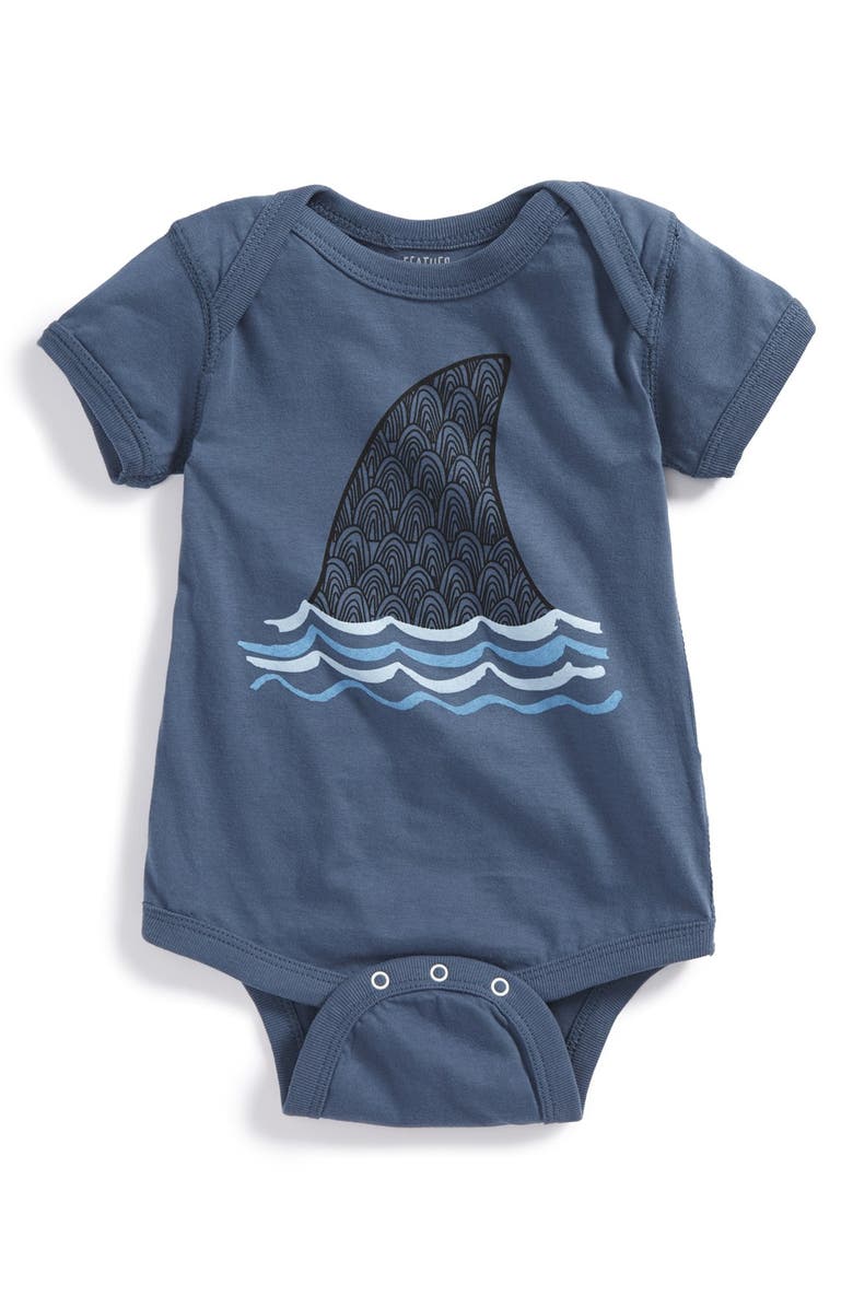Feather 4 Arrow 'Shark Fin' Cotton Bodysuit (Baby Boys) | Nordstrom