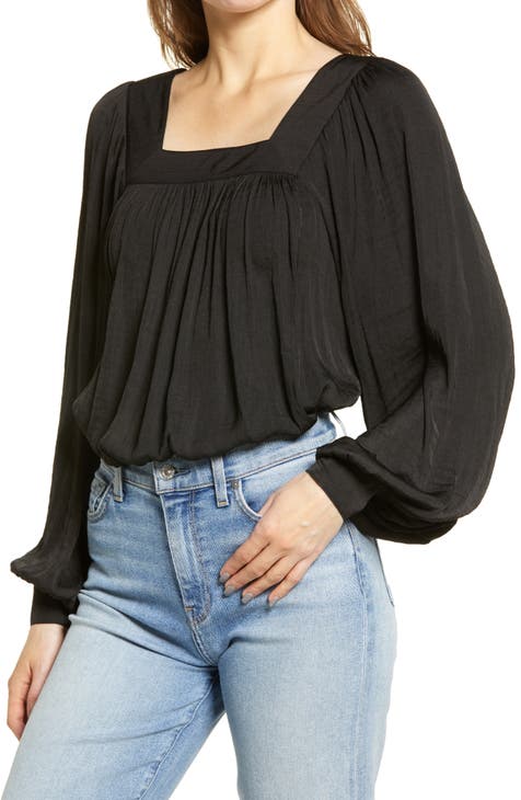 Long Sleeve Petite Tops | Nordstrom