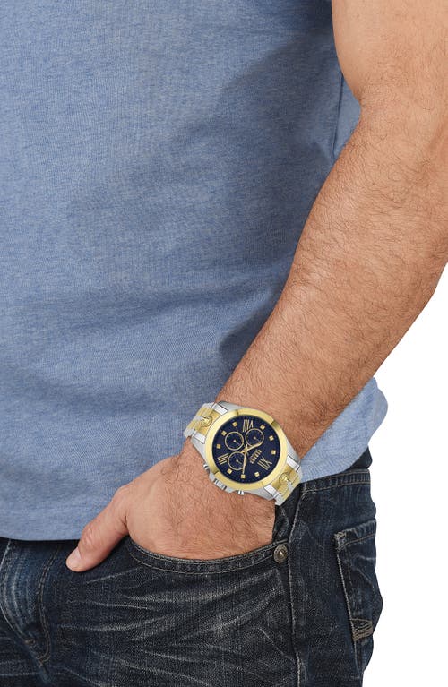 Shop Versus Versace Chrono Lion Chronograph Bracelet Watch, 44mm In Two Tone