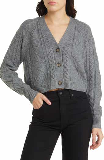Madewell wide sleeve hot sale crop cardigan