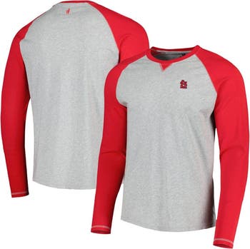 St. Louis Cardinals johnnie-O Alsen Raglan Long Sleeve T-Shirt -  Red/Heather Gray