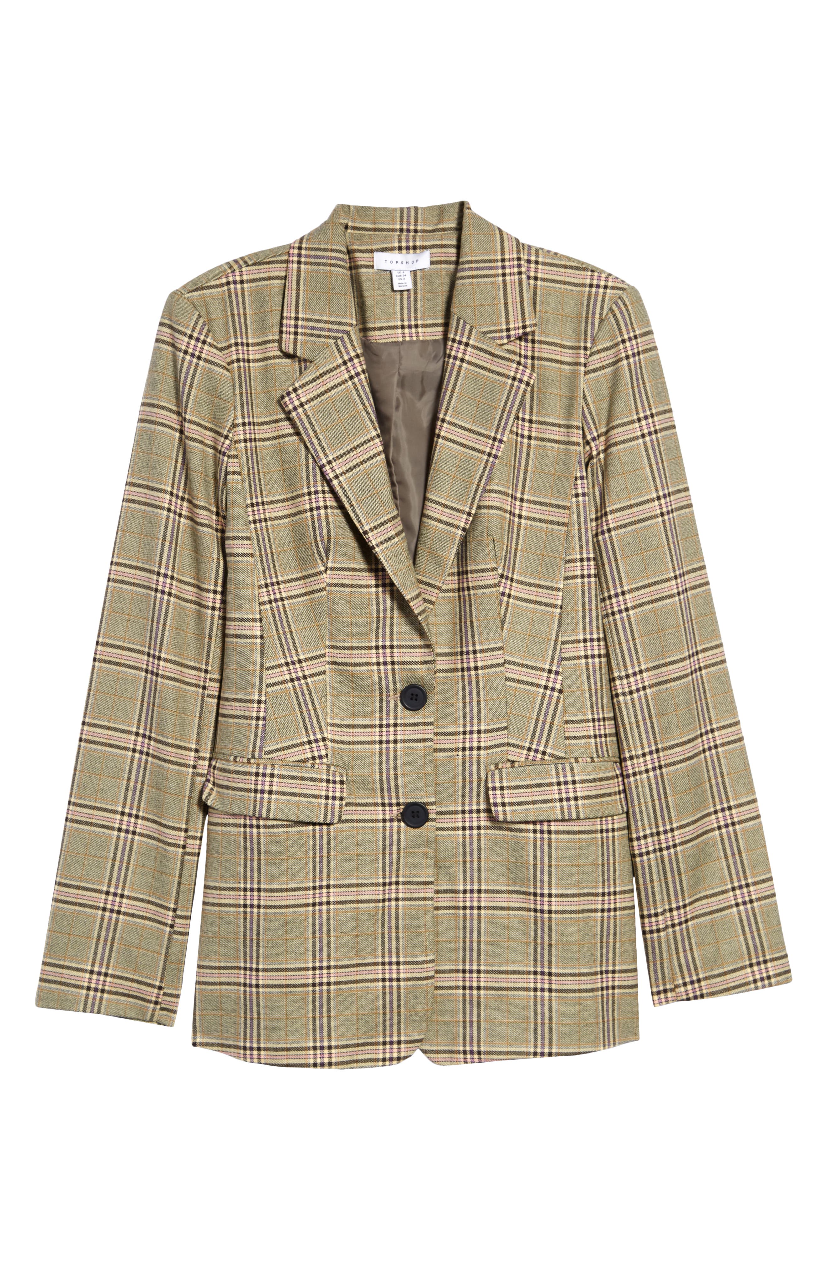 topshop plaid blazers