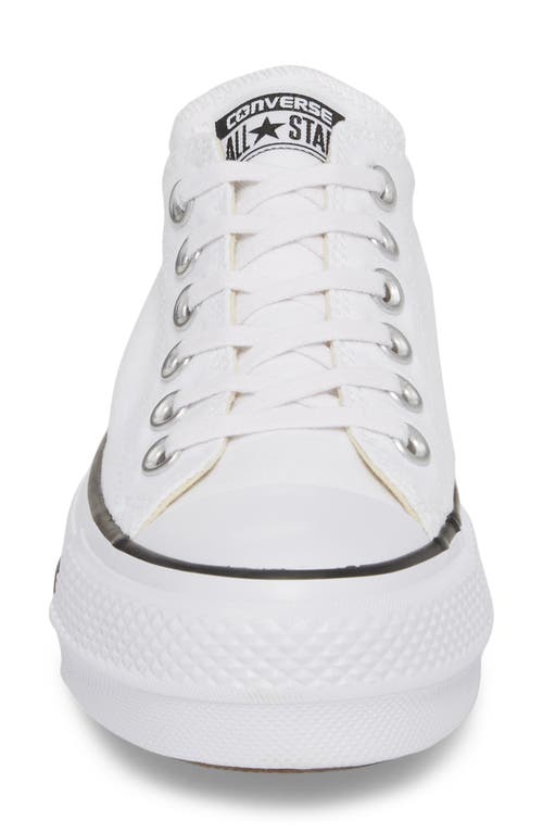 Shop Converse Chuck Taylor® All Star® Platform Sneaker In White/black/white