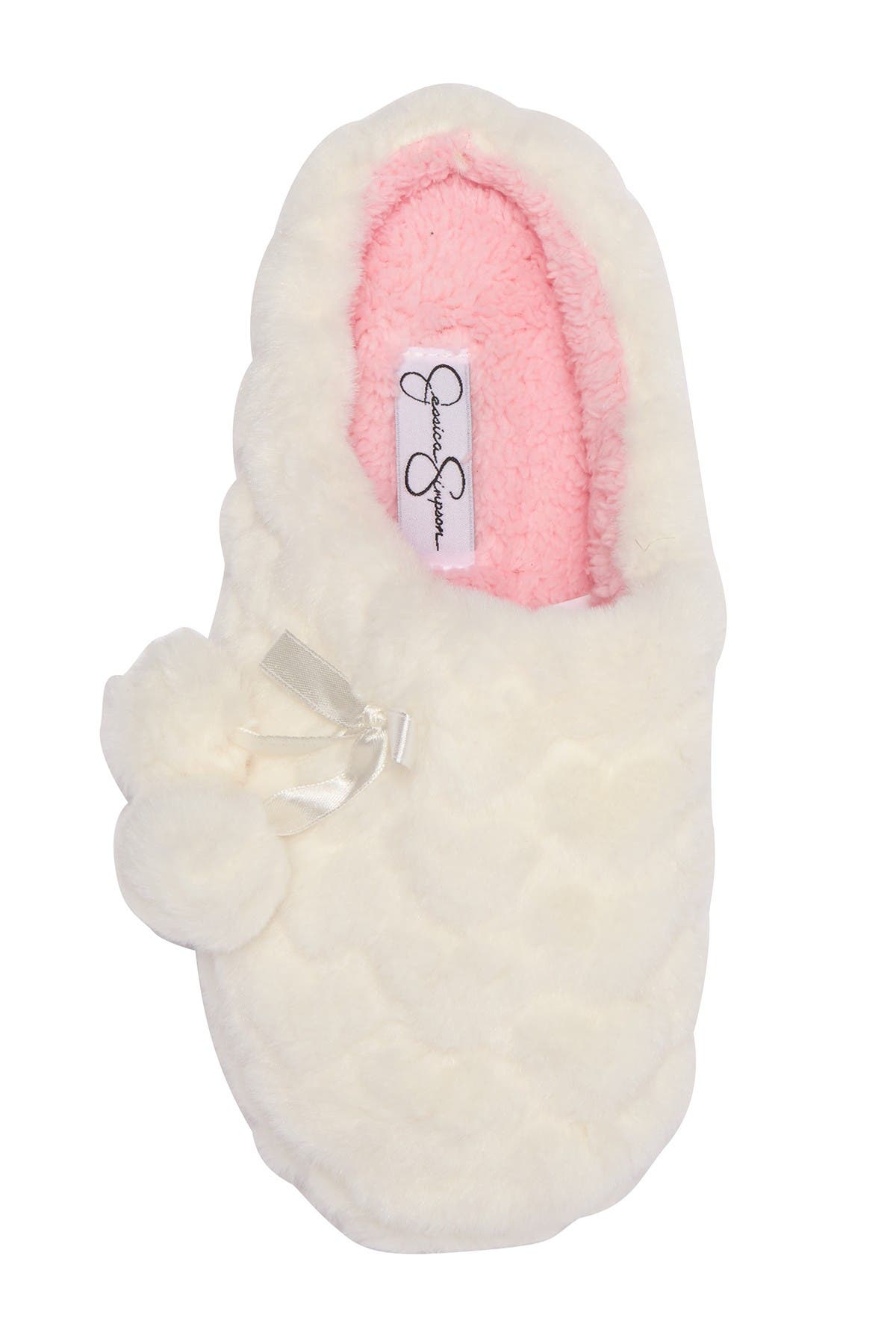 jessica simpson slippers faux fur