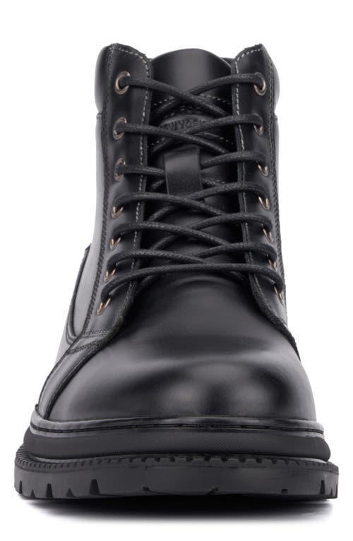 Reserve Footwear Gerard Lug Sole Boot In Black