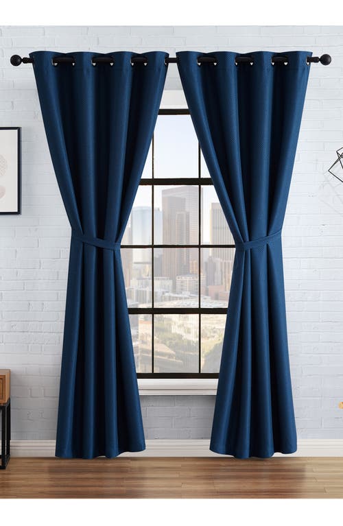 LUCKY BRAND LUCKY BRAND EMBER THERMAL SET OF 2 CURTAIN PANELS 