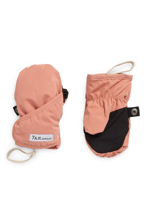 7 A.M. Enfant Fleece Lined Mittens in Rose Dawn 