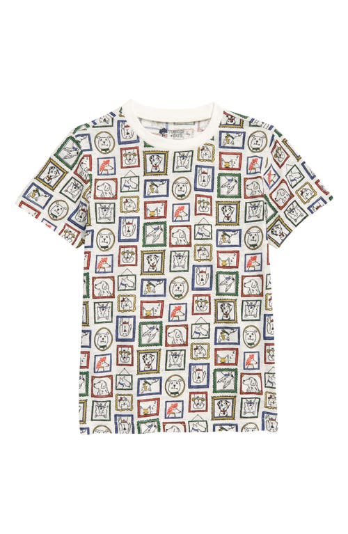 Tucker + Tate Kids' Allover Print Graphic Tee in Ivory Egret Pet Portraits