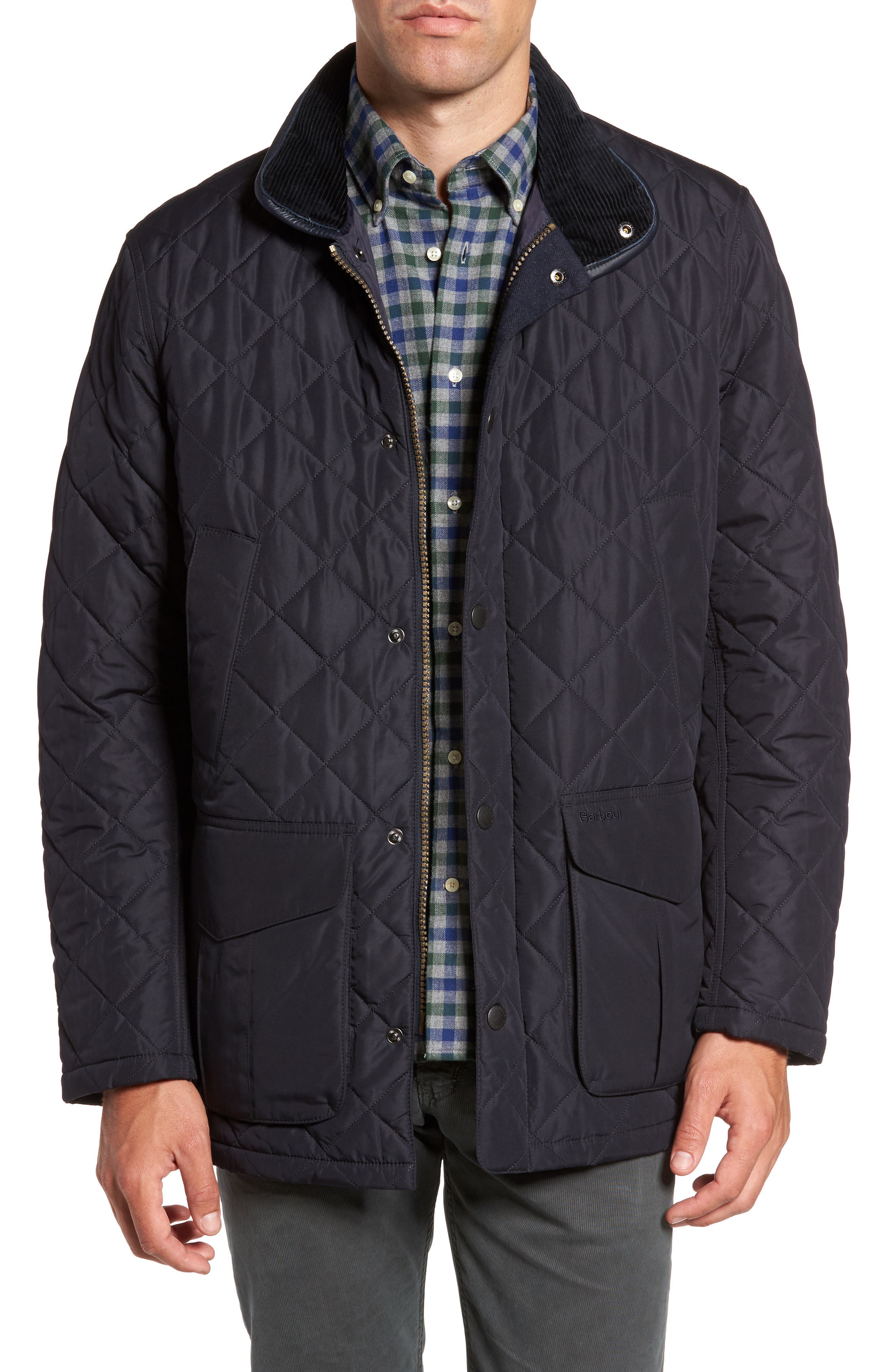 barbour devon jacket navy