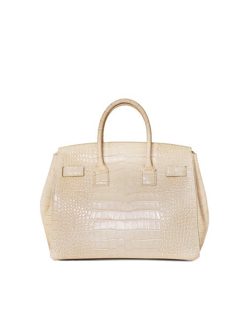 Teddy Blake Gigi Croco Gold 11" In Cream