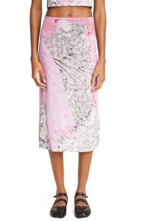 Paloma Wool Sheer Midi Skirt in Fuchsia at Nordstrom, Size X-Large