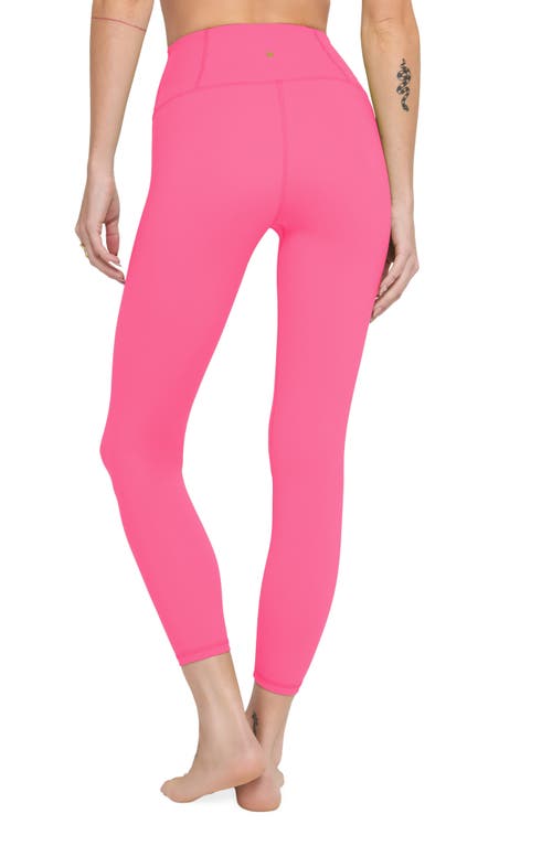 Shop Spiritual Gangster Ada High Waist 7/8 Leggings In Wildflower Pink