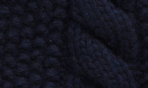 Moncler Wool Beanie In Dark Blue