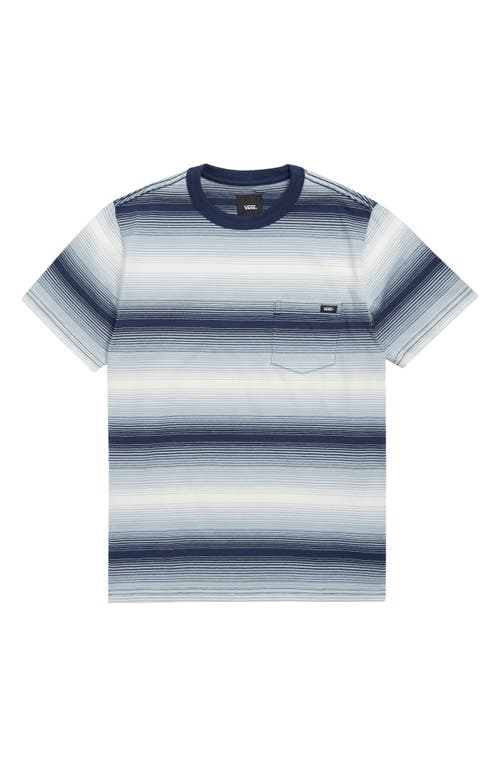 Vans Nature's Bounty Stripe Pocket T-Shirt Dress Blues-Copen Blue at