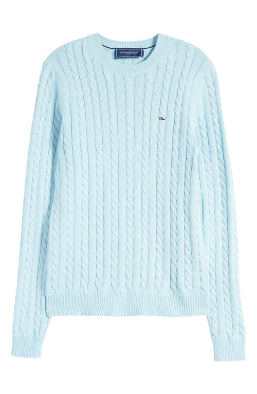 vineyard vines Kids' Cotton & Cashmere Cable Sweater Island Paradise at