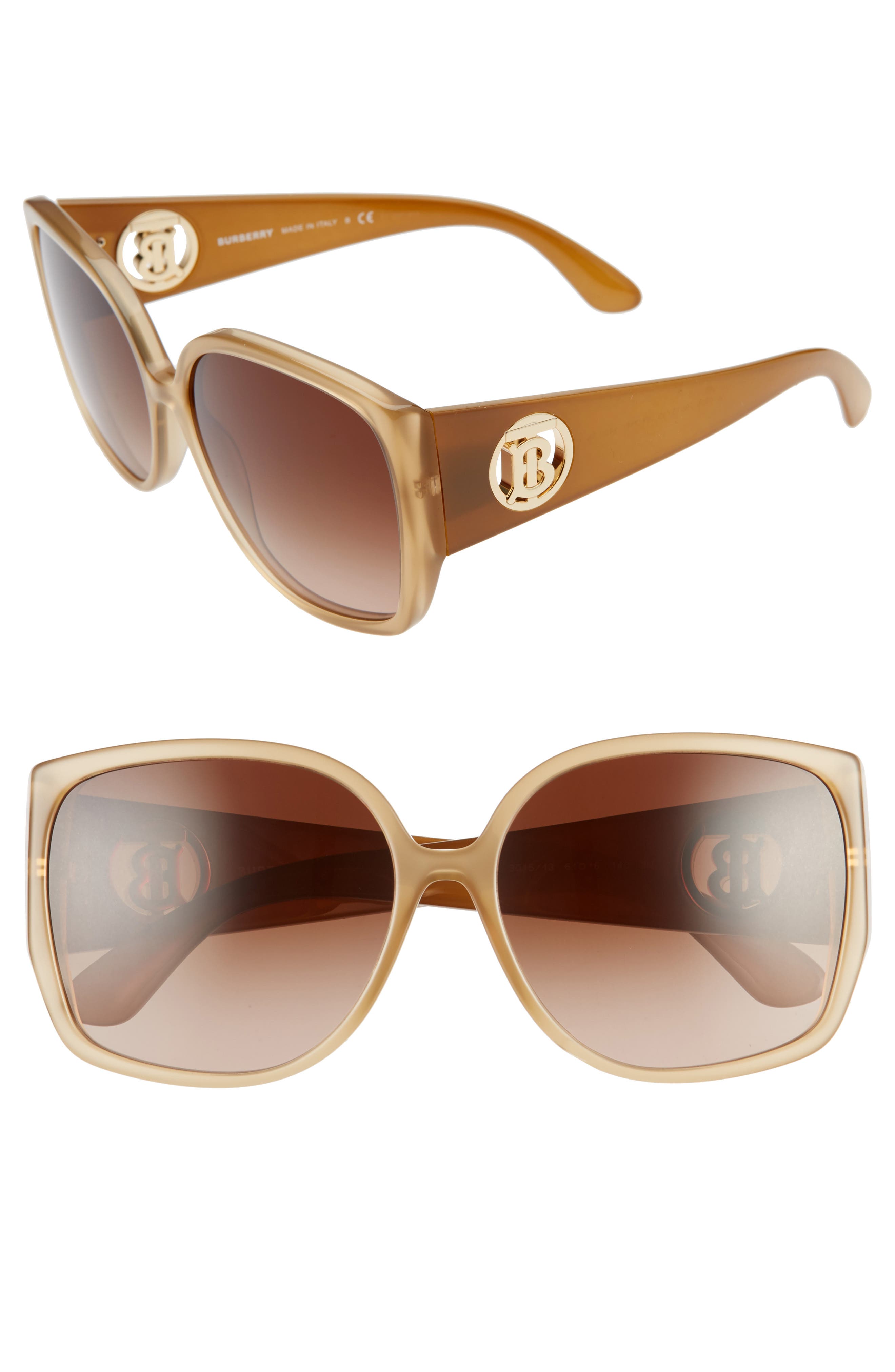 burberry oversized sunglasses