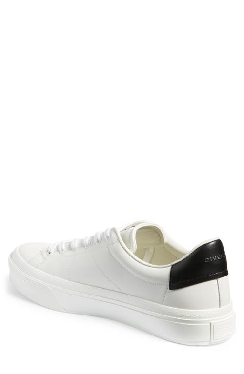 Shop Givenchy City Court Sneaker In White/black