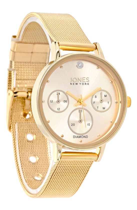 Shop I Touch Diamond Bracelet Watch, 34mm In Gold