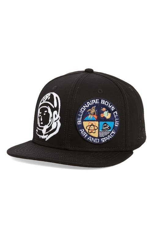 Billionaire Boys Club Certified Snapback Baseball Cap in Black