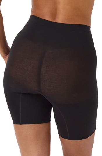 $190 Spanx Women's Black Stretch High Waisted Power Mama Maternity Shorts  Size C