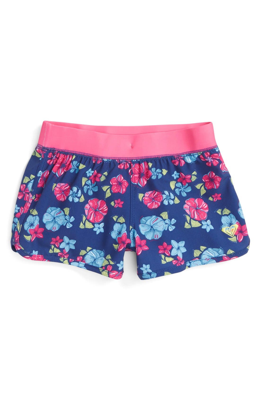 Roxy 'Tropical' Floral Print Board Shorts (Toddler Girls & Little Girls) Nordstrom