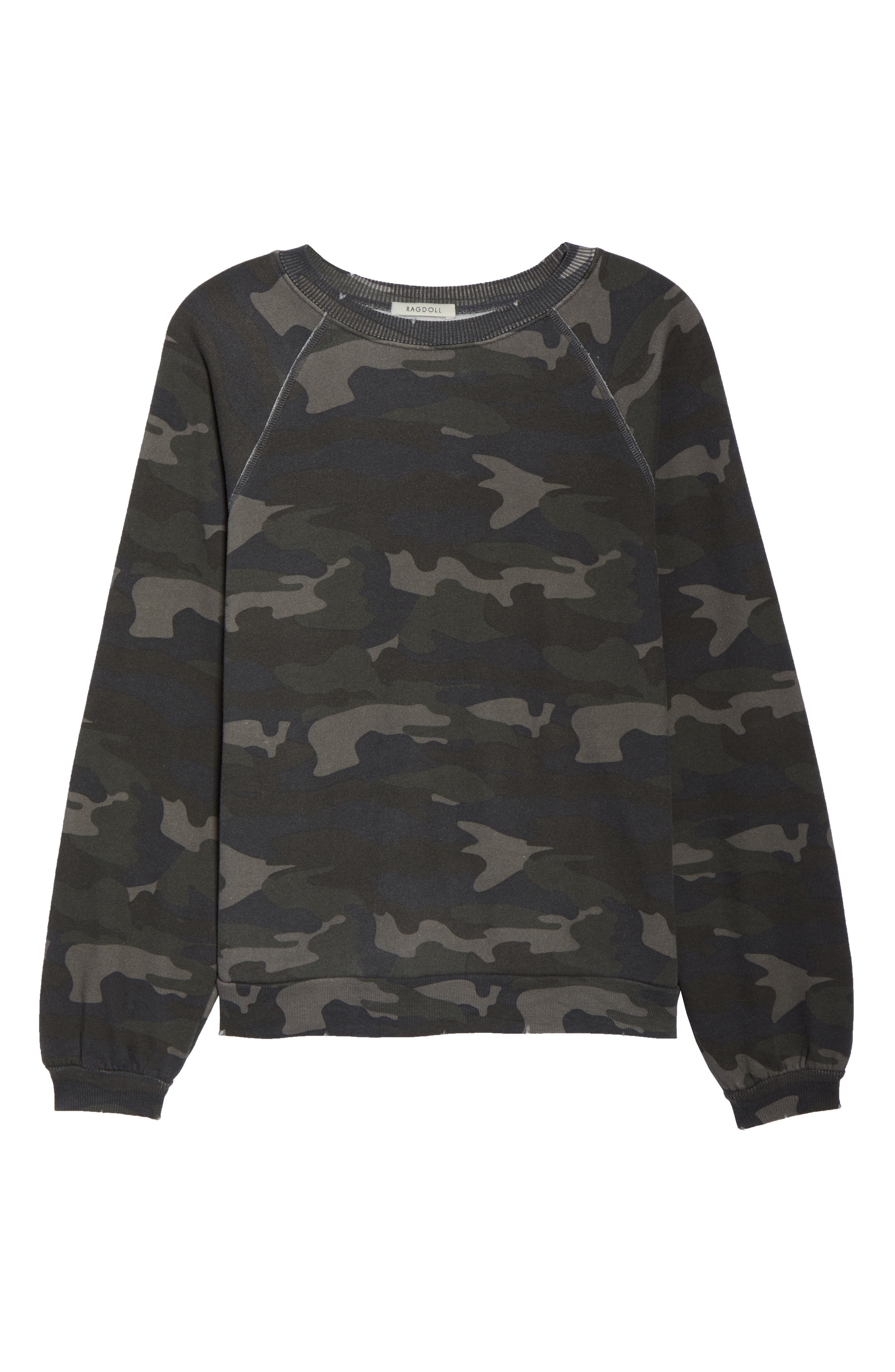 Ragdoll Camo Oversize Sweatshirt 