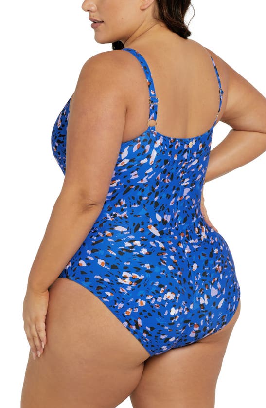 Shop Artesands Jaqua Hayes One-piece Swimsuit In Blue