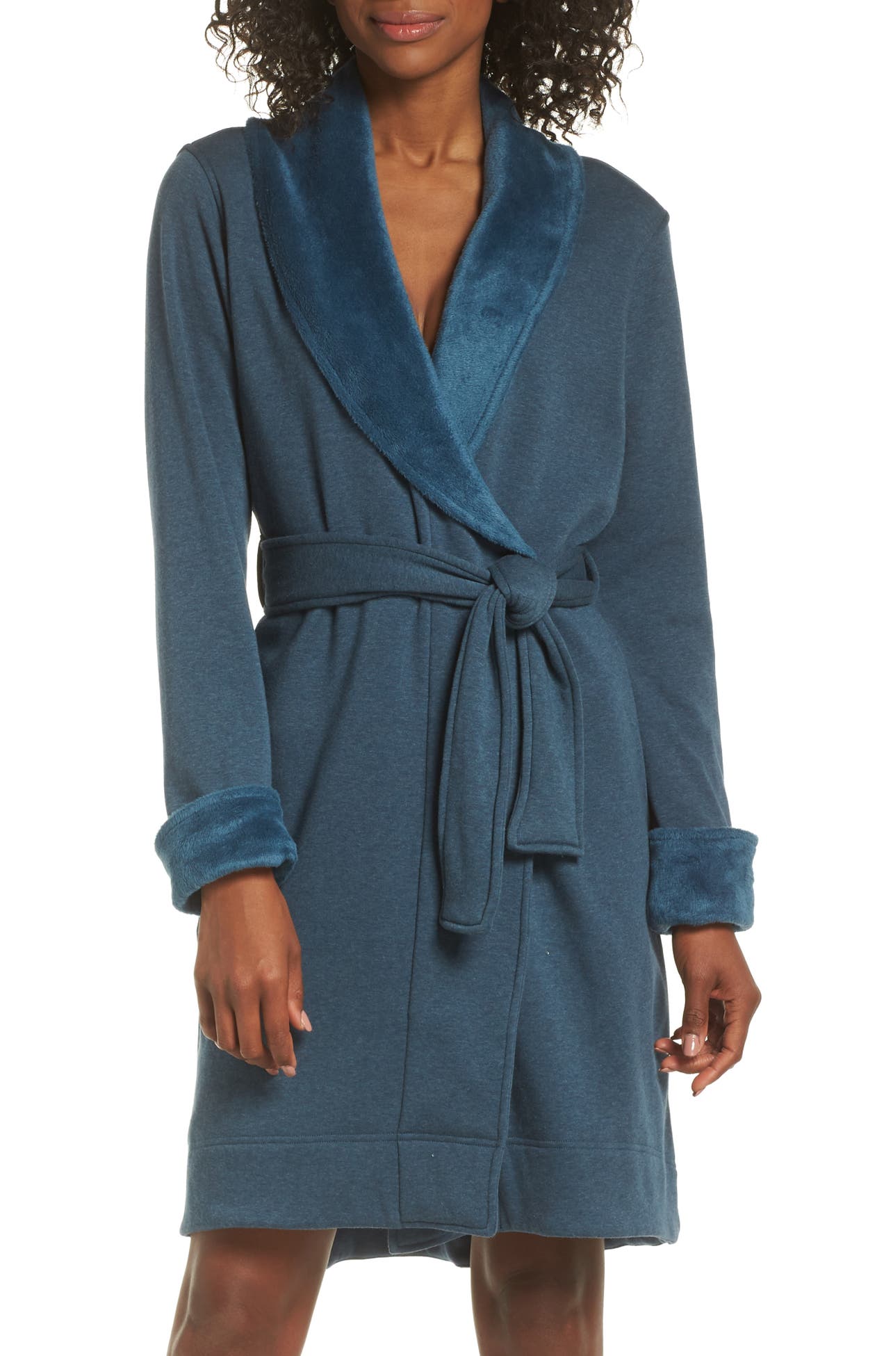 UGG Blanche II Fleece Short Robe Nordstrom Rack