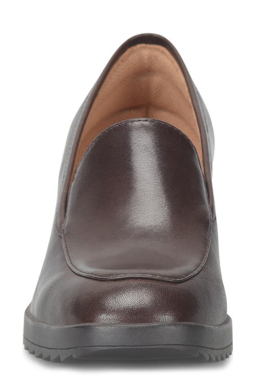 Comfortiva Hailey Loafer Pump In Chocolate