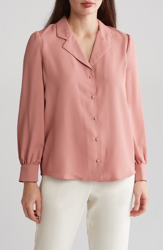 By Design Halo Shirt In Ash Rose